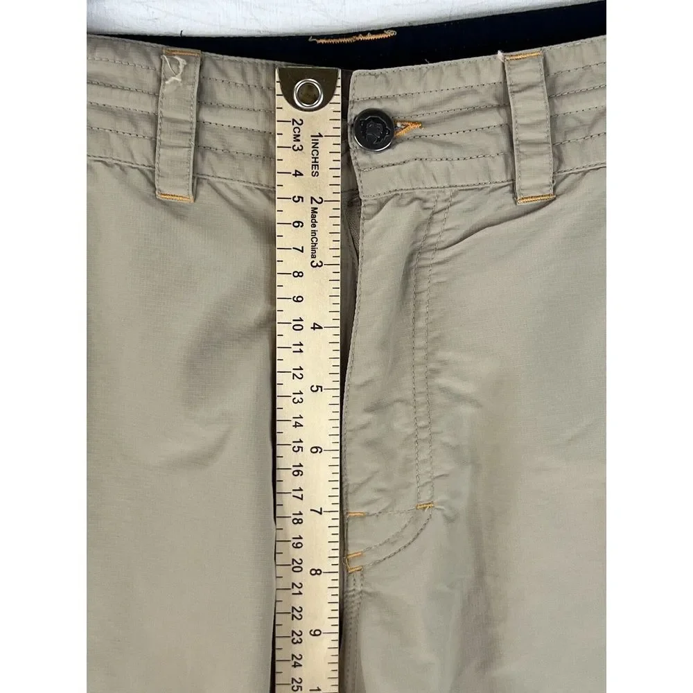 Howler Brothers Horizon Hybrid Shorts Men's 30‎ Tan Brown Cargo Ripstop Nylon